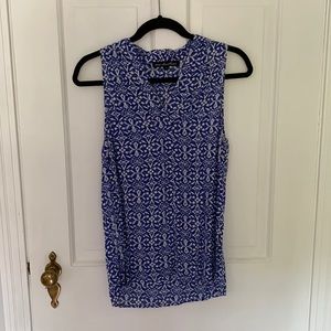 Blue and White blouse. Size small.